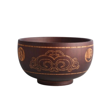 Hand Carved Wooden Bowl, Serving Bowl for Snacks – image 5