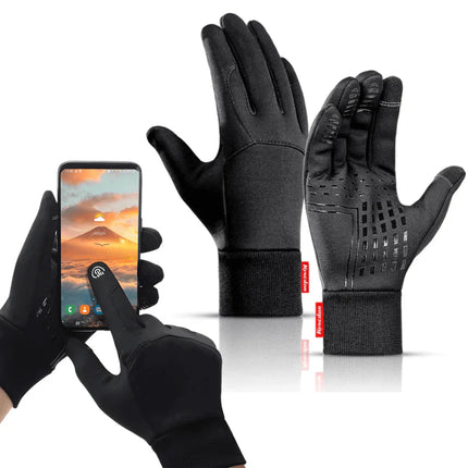 ThermaGuard | Touchscreen Winter Gloves with Waterproof Nylon | Warm & Functional for Outdoor Activities 0