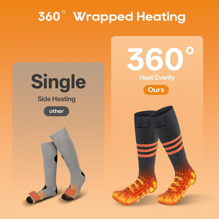 Thermal Socks | Heated Temperature Control Socks with App Control | Four Heat Levels for Ultimate Comfort 6