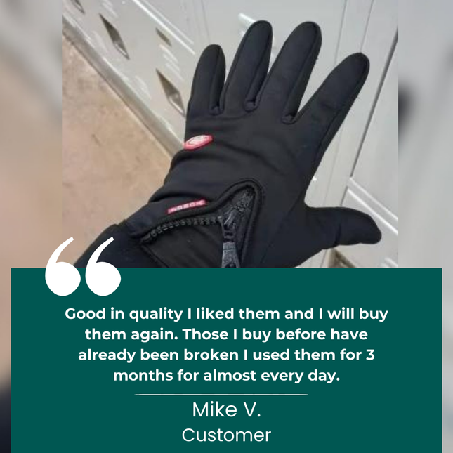 Thermal Touchscreen Gloves | Waterproof Cycling & Golf Gloves with Anti-Slip Grip | Versatile Winter Protection 1