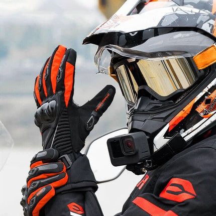 Thermo Grip | Waterproof Insulated Motorcycle Gloves with Advanced Fleece | Comfortable Protection for Winter Riding 1