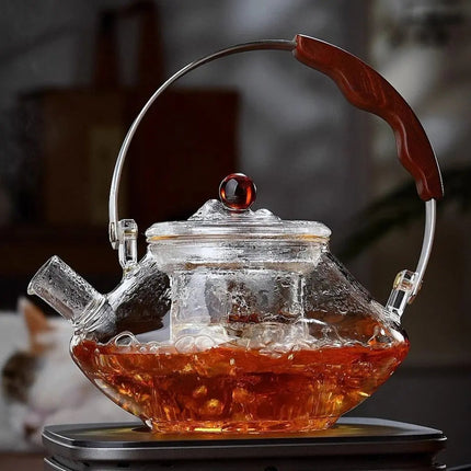 Loose Leaf Tea Pot with Removable Glass Tea Infuser, Tea Maker for Home and Office – image 7
