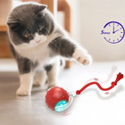 Chirping Interactive Rolling Cat Toy with Motion Sensor | Engaging Play for Active Cats