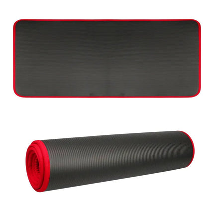 Thick Non-Slip Yoga Mat with 10mm Cushioning | Textured Surface for Enhanced Stability 1