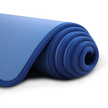 Thick Non-Slip Yoga Mat with 10mm Cushioning | Textured Surface for Enhanced Stability 4