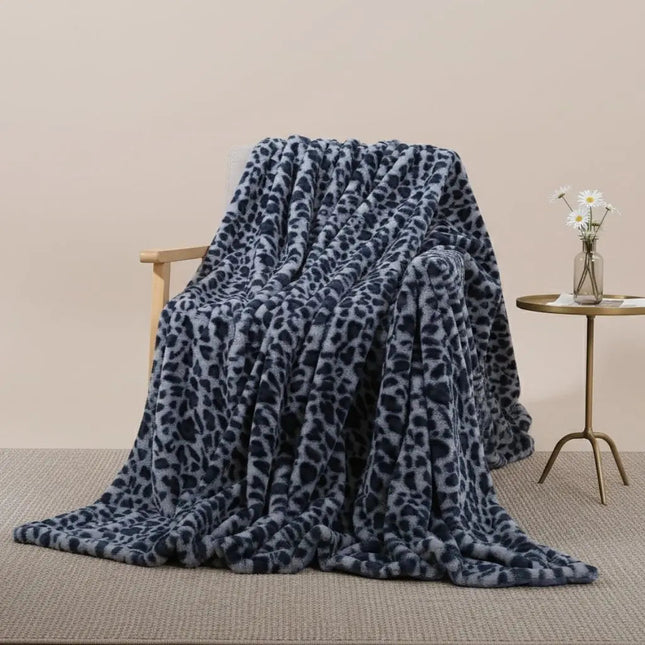 Plush Throw Blanket, Soft Blanket for Couch and Sofa