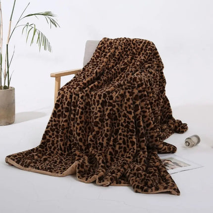 Plush Throw Blanket, Velvety Bed Blanket with Bold Pattern – image 5