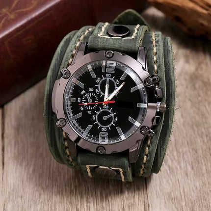 Timeless Classic | Leather Strap Watch with Luminous Hands | Durable Design for Everyday Elegance 4
