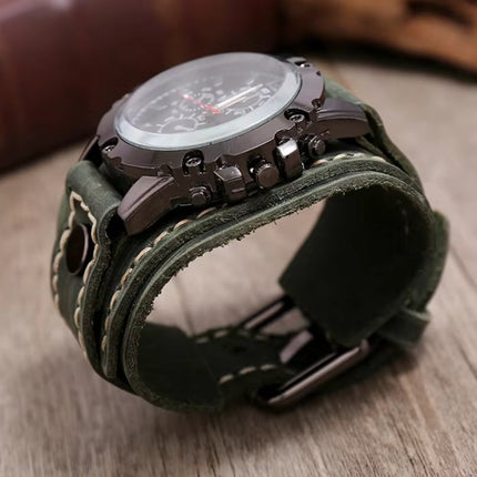 Timeless Classic | Leather Strap Watch with Luminous Hands | Durable Design for Everyday Elegance 5