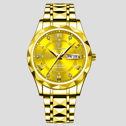 Timeless Elegance | Men's Quartz Wristwatch with Glowing Dial | Durable Stainless Steel for Everyday Style 4
