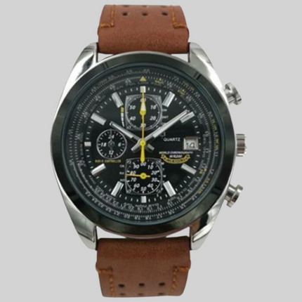 Timeless Elegance | Men's Watch with Water Resistance & Quartz Movement | Stylish Accessory for Everyday Wear 2