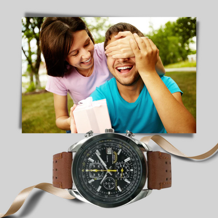 Timeless Elegance | Men's Watch with Water Resistance & Quartz Movement | Stylish Accessory for Everyday Wear 5