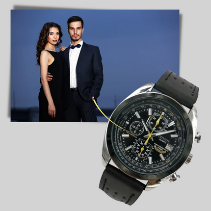 Timeless Elegance | Men's Watch with Water Resistance & Quartz Movement | Stylish Accessory for Everyday Wear 6