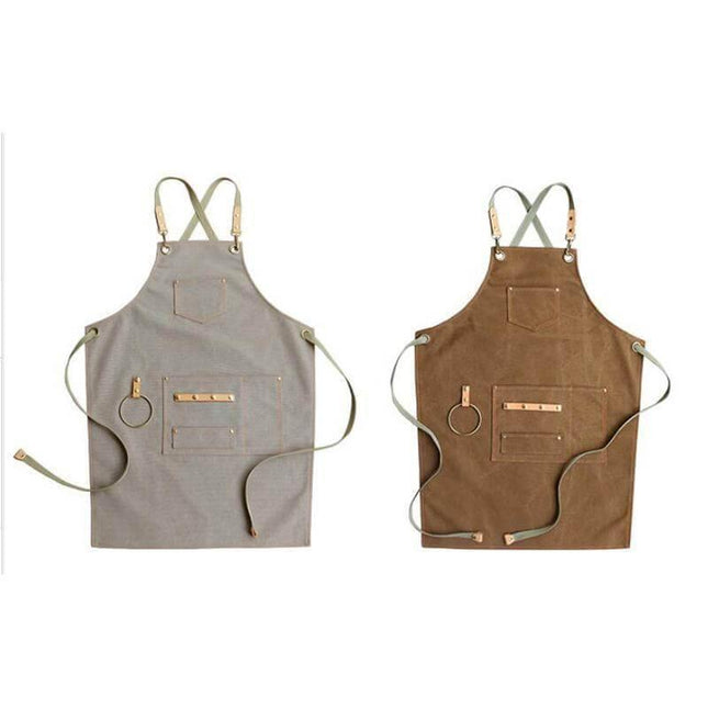 Timeless Kitchen | Vintage Chef Apron with Durable Canvas Material | Stylish Protection for Cooking and Baking 1