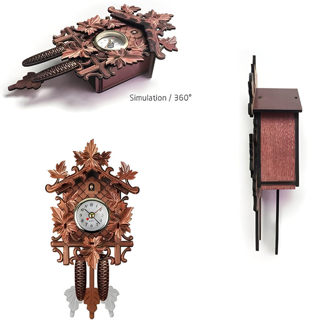 Timeless Vintage Cuckoo Clock for Wall Decor with Handcrafted Details | Unique Piece for Nostalgic Home Aesthetics 1