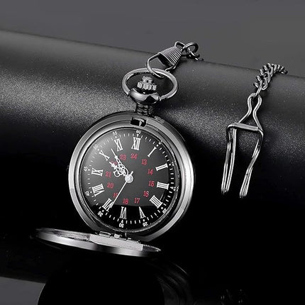 Timeless Vintage Pocket Watch | Classic Roman Numerals with Quartz Movement | Elegant Gift for Any Occasion 2