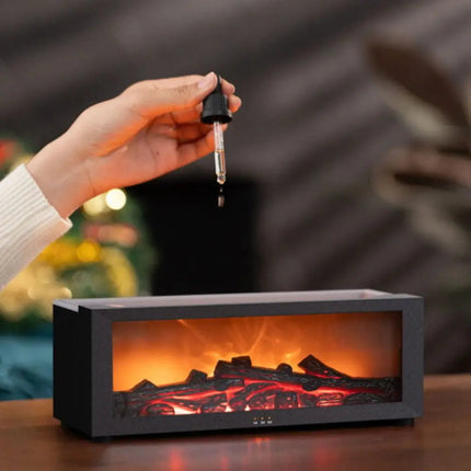 Tabletop Electric Fireplace with Remote, Living Room Decor – image 5
