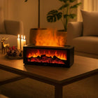 Tabletop Electric Fireplace with Remote, Decorative Fake Fireplace with No Heat, Living Room Decor, Home Decor