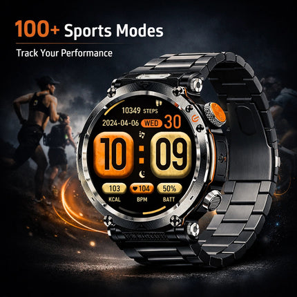 TitanCore Series | Rugged Smartwatch with GPS & Advanced Health Monitoring | Durable Design for Outdoor Adventures 1