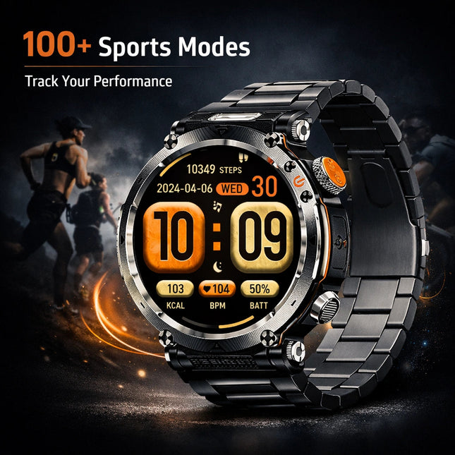 TitanCore Series | Rugged Smartwatch with GPS & Advanced Health Monitoring | Durable Design for Outdoor Adventures 1