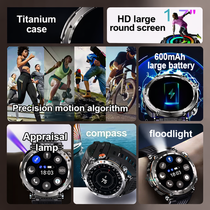 TitanCore Series | Rugged Smartwatch with GPS & Advanced Health Monitoring | Durable Design for Outdoor Adventures 7