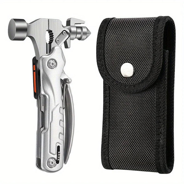 Titan Strike | Tactical Multi-Tool Hammer Kit with 10-in-1 Functionality | Compact Survival Tool for Outdoor Adventures 0