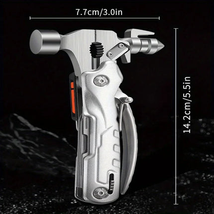 Titan Strike | Tactical Multi-Tool Hammer Kit with 10-in-1 Functionality | Compact Survival Tool for Outdoor Adventures 1
