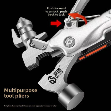 Titan Strike | Tactical Multi-Tool Hammer Kit with 10-in-1 Functionality | Compact Survival Tool for Outdoor Adventures 2