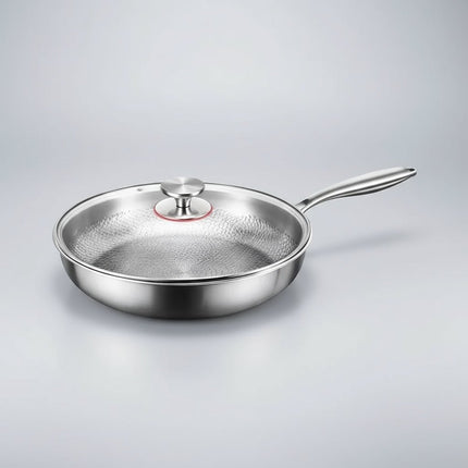 Titanium Hammered | Non-Stick Frying Pan with Superior Heat Distribution | Durable Cookware for Chemical-Free Cooking 0