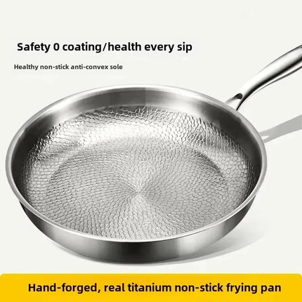 Titanium Hammered | Non-Stick Frying Pan with Superior Heat Distribution | Durable Cookware for Chemical-Free Cooking 3