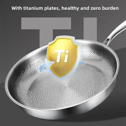 Titanium Hammered | Non-Stick Frying Pan with Superior Heat Distribution | Durable Cookware for Chemical-Free Cooking 4