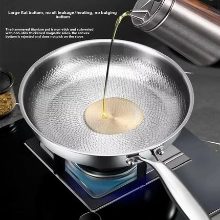 Titanium Hammered | Non-Stick Frying Pan with Superior Heat Distribution | Durable Cookware for Chemical-Free Cooking 5