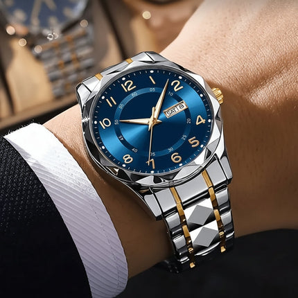 Titanium Sports Watch | Multifunction Chronograph with Dual Display | Durable Design for Everyday Performance 2
