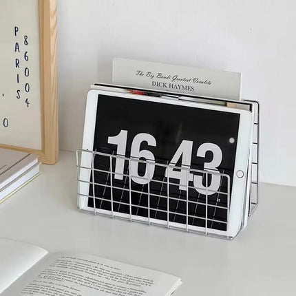 Desk Organizer Metal Wire, Paper Organizer for Office and Kitchen – image 4