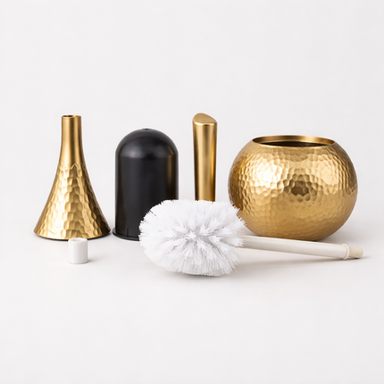 Toilet Brush and Holder Set, Modern Bathroom Accessories for Home Decor