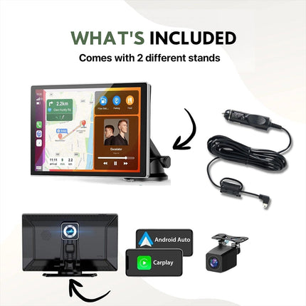 Touchscreen Car Adapter | Wireless CarPlay & Android Auto with HD Display | Universal Compatibility for Enhanced Driving Experience 6