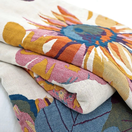 Summer Quilt with Botanical Print – image 6