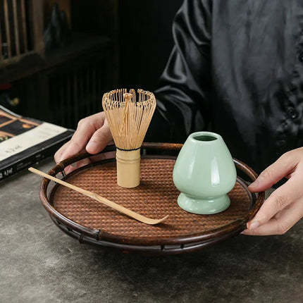 Traditional Matcha Set | Bamboo & Ceramic with Authentic Design | Complete Kit for Perfect Matcha Preparation 1