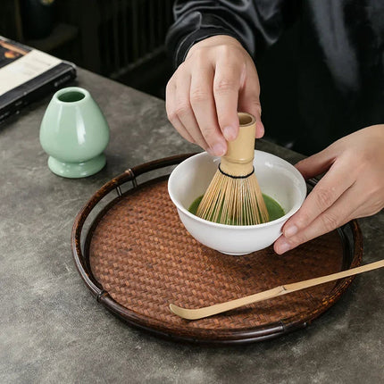 Traditional Matcha Set | Bamboo & Ceramic with Authentic Design | Complete Kit for Perfect Matcha Preparation 3