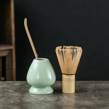 Traditional Matcha Set | Bamboo & Ceramic with Authentic Design | Complete Kit for Perfect Matcha Preparation 7