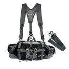 upgraded (with backpack strap) / black