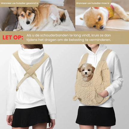 Dog Carrier for Medium Dogs, Hands Free Pet Carrier for Dogs and Two Cats