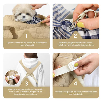 Dog Carrier for Medium Dogs, Hands Free Pet Carrier for Dogs and Two Cats – image 4