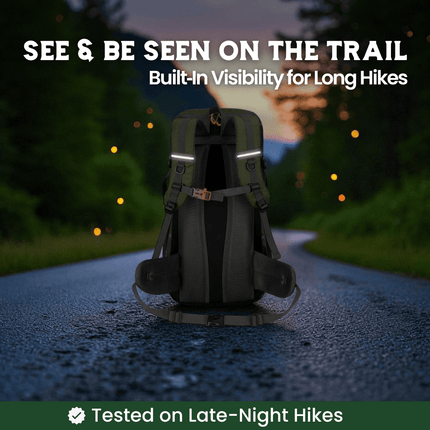 TrailPro | 50L Hiking Backpack with Breathable Back Support | Lightweight Camping Gear for Comfort and Organization 1