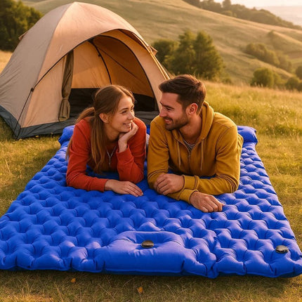 TrailRest | Ultralight Double Self-Inflating Camping Mattress with Auto-Inflation Technology | Spacious and Portable for Outdoor Adventures 3