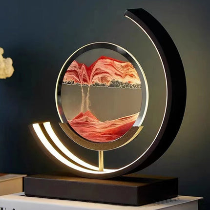 Tranquil Light | LED Table Lamp with Moving Sand Landscape for Relaxation and Cozy Atmosphere 1