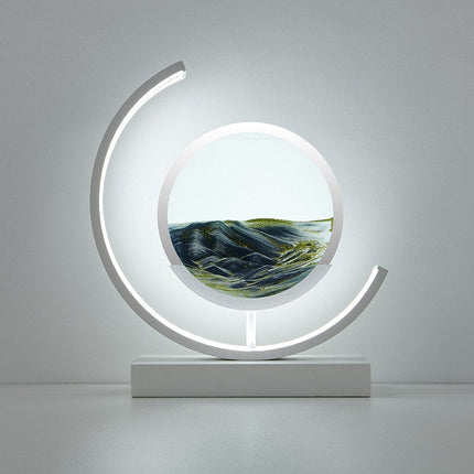 Tranquil Light | LED Table Lamp with Moving Sand Landscape for Relaxation and Cozy Atmosphere 9
