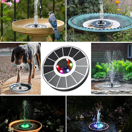 Tranquil Oasis | Solar-Powered Water Fountain with Adjustable Spray | Eco-Friendly Outdoor Decor 4