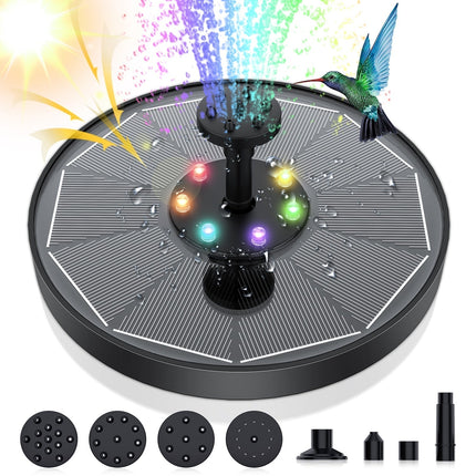 Tranquil Oasis | Solar-Powered Water Fountain with Adjustable Spray | Eco-Friendly Outdoor Decor 6