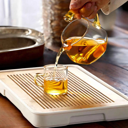 Glass Teapot with Infuser, Magnetic Tea Pot with Ergonomic Handle – image 5